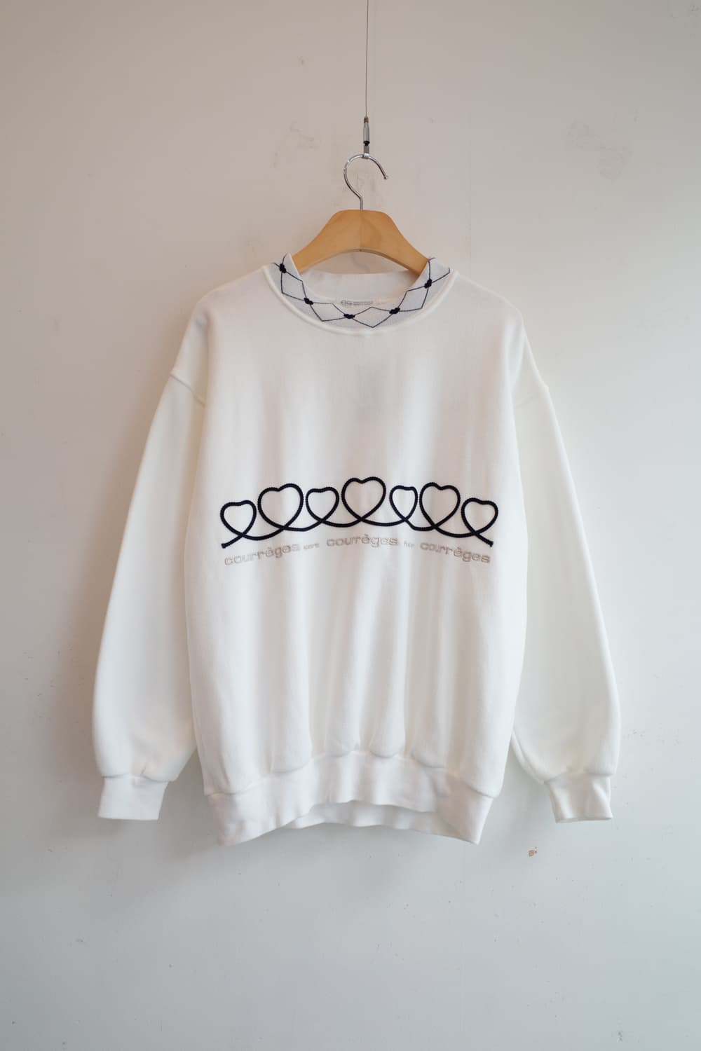 Courreges 쿠레쥬 빈티지 스웻셔츠 상품이미지1