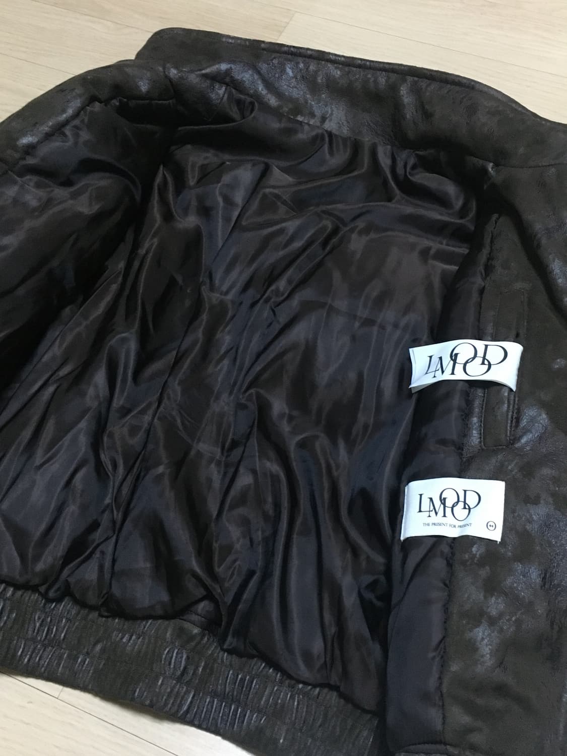 엘무드 벌키 크롭 자켓 카모 브라운 44 상품이미지6