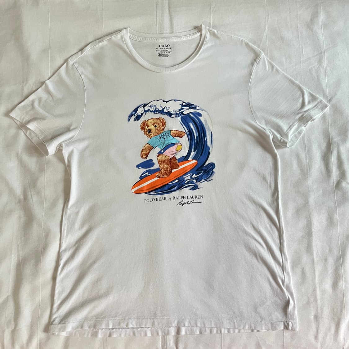 POLO RALPH LAUREN Surfing Bear T-shirt 상품이미지1