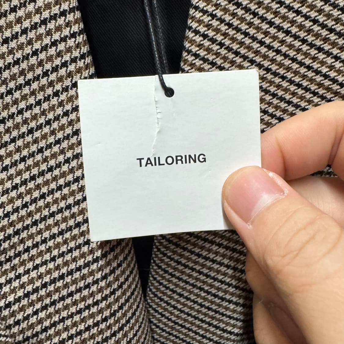 자라 체크 자켓  상품이미지3