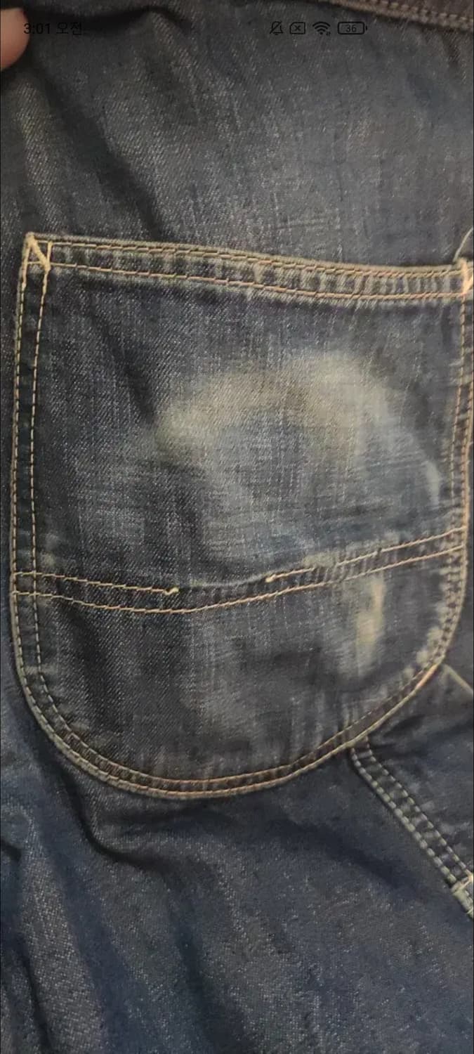 ues 데님 lee 복각 워크팬츠 32~34 상품이미지5