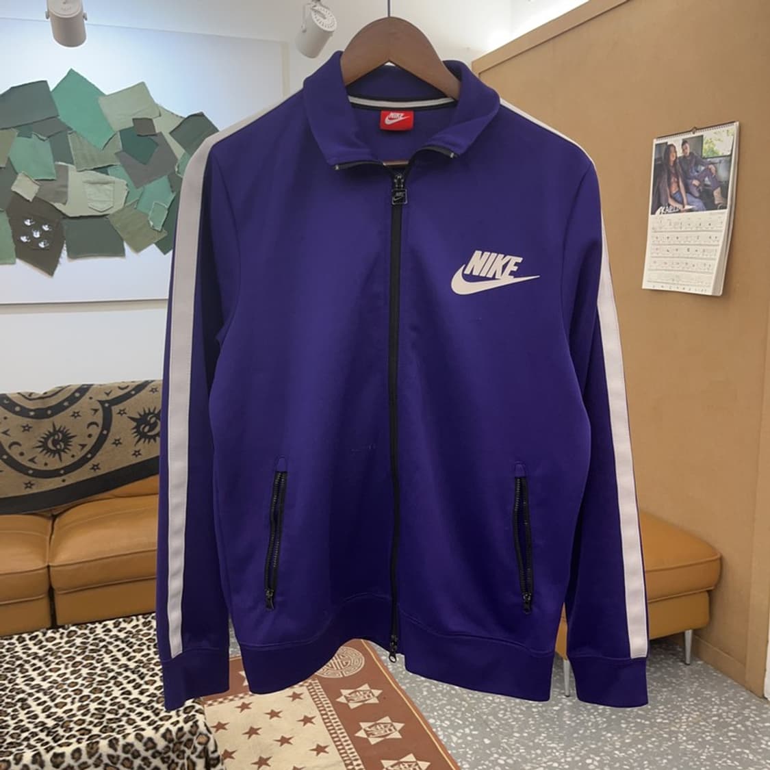 나이키 올드스쿨 레트로 딥퍼플 져지 집업 100 C09609 상품이미지3