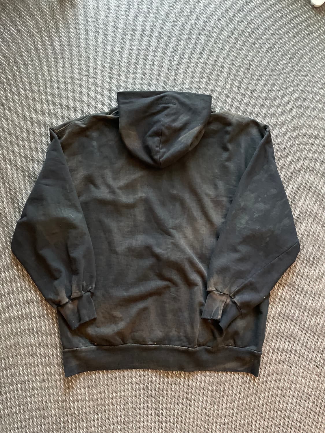 발렌시아가 머드 이펙트 오버사이즈 후드집업 상품이미지2