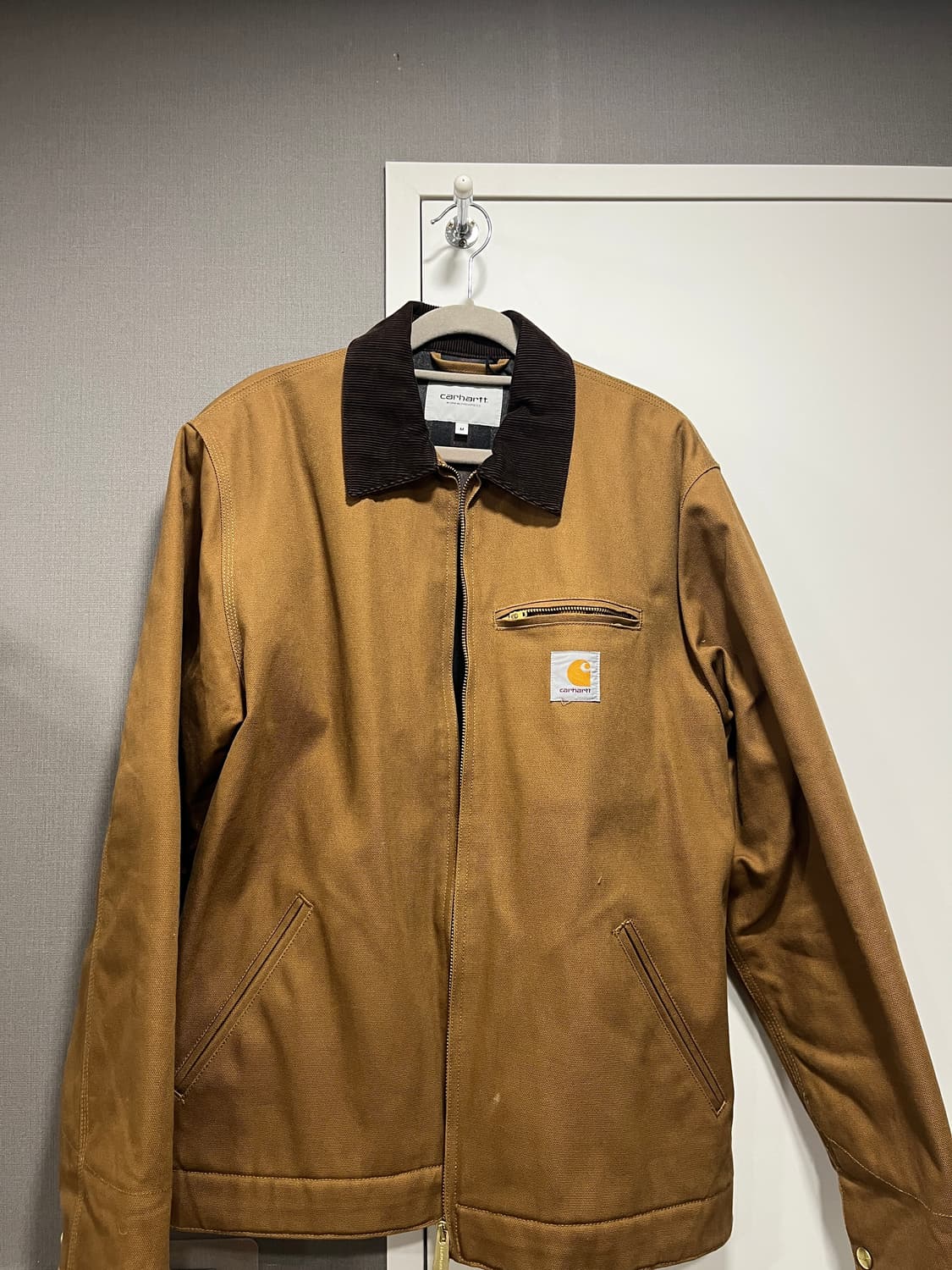 칼하트 WIP 디트로이트 자켓 해밀턴 브라운 상품이미지1