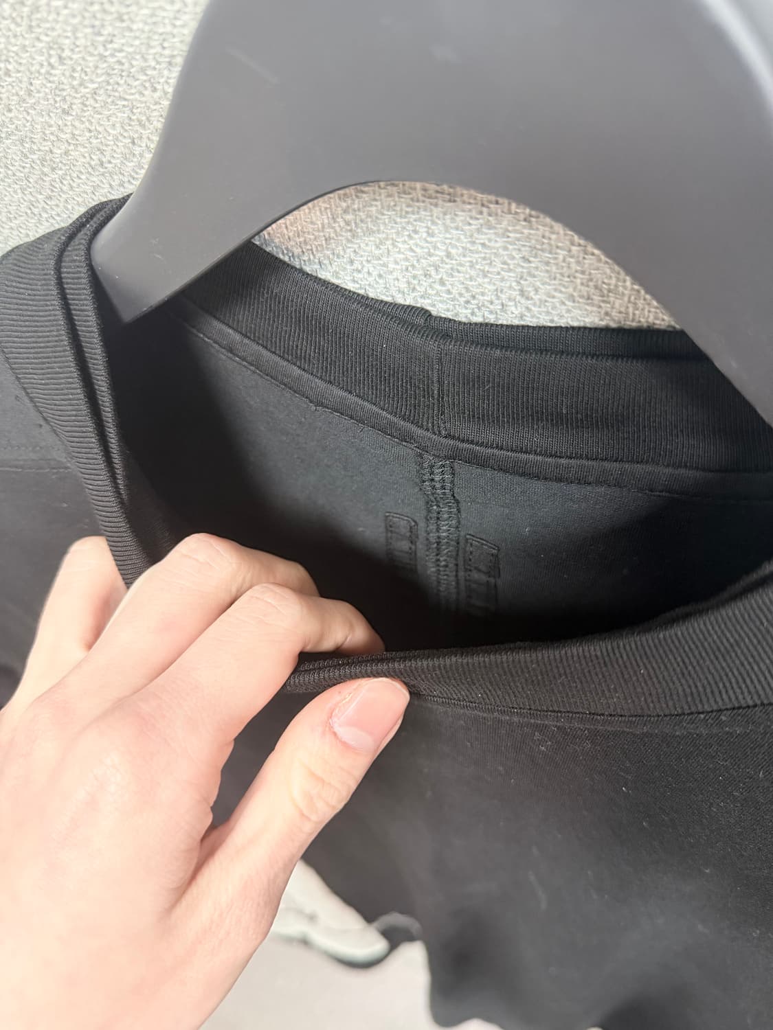 릭오웬스 레이어드 패치 롱슬리브 상품이미지3