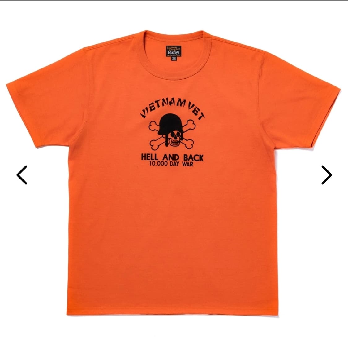 리얼맥코이 THE REAL McCOYS MILITARY TEE / VIE 상품이미지1