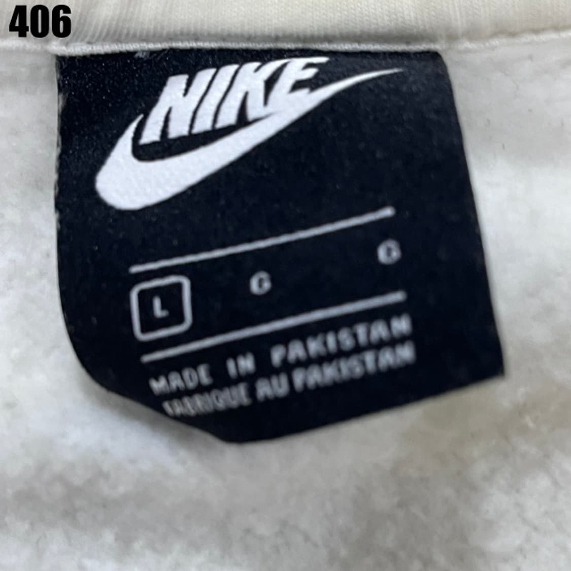 나이키 화이트 기모 맨투맨 상품이미지2