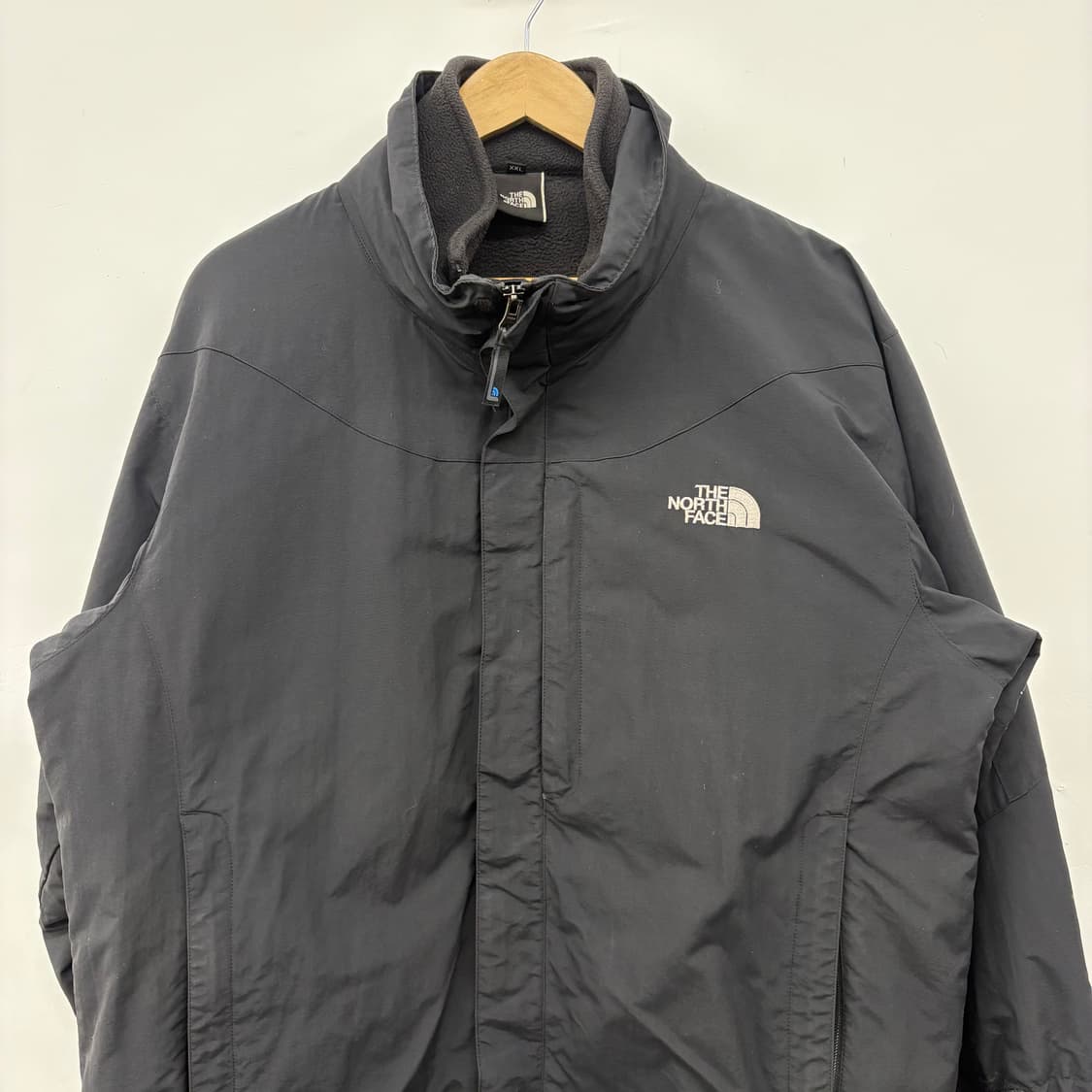 노스페이스 블랙 바람막이 패딩 자켓 XXL 상품이미지2