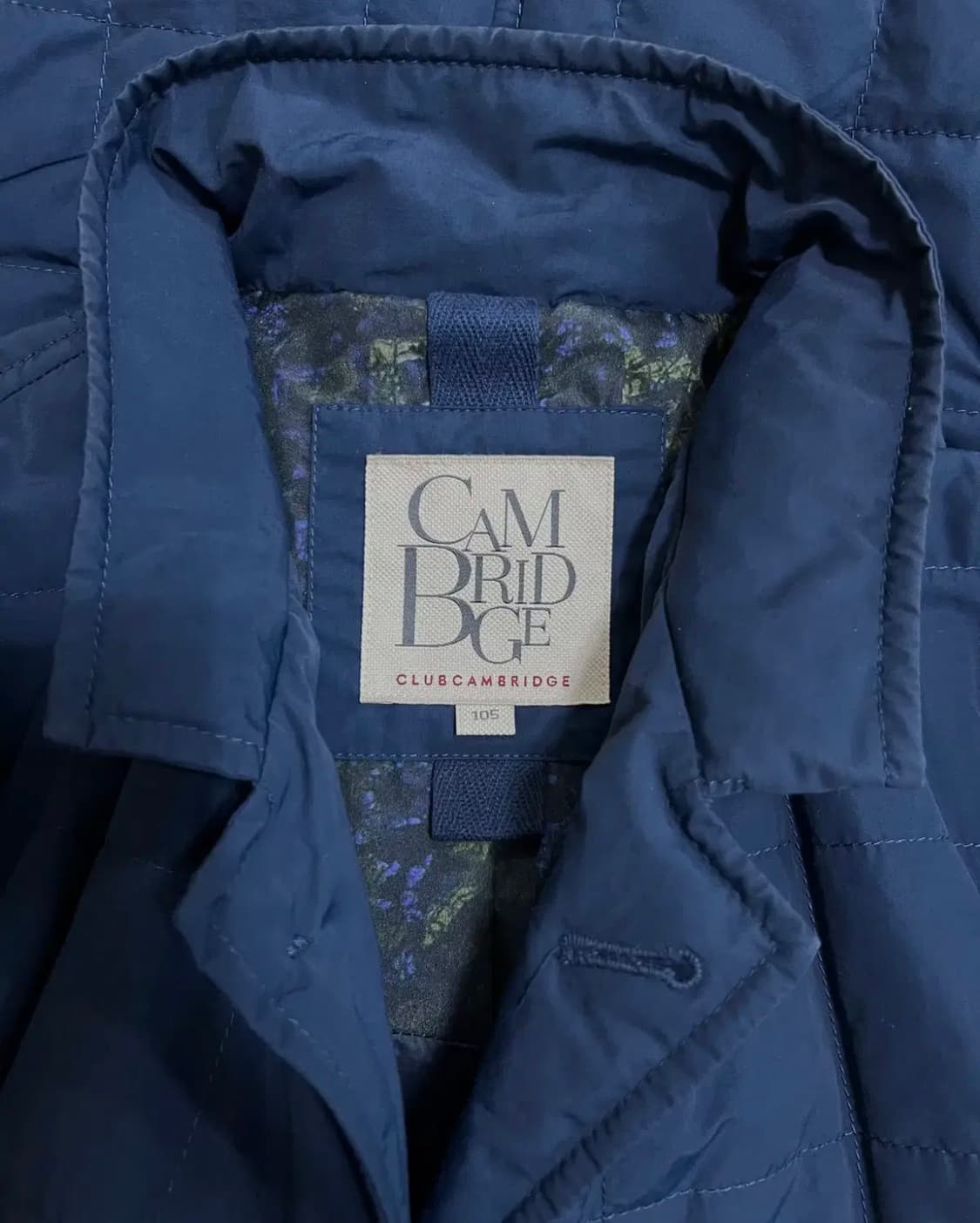 캠브리지 남성 네이비 경량패딩점퍼 패딩코트 105 상품이미지5
