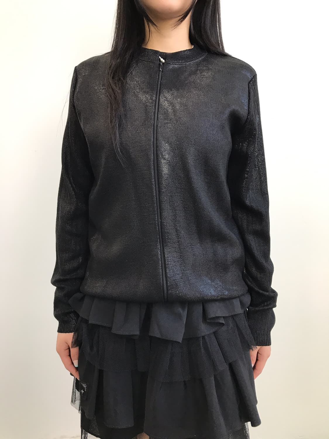 GIORGIA FOR ME Black Virgin Wool Twinset 상품이미지2