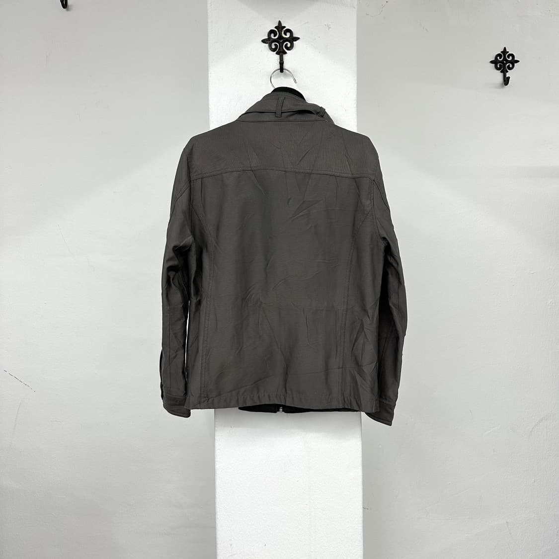 Grey double layered zip jacket 상품이미지5