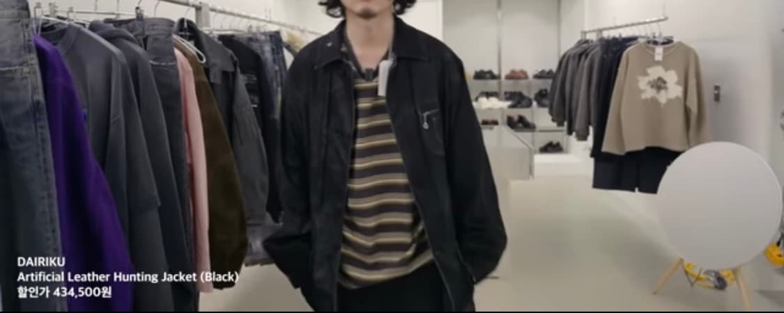 다이리쿠 DAIRIKU Artificial Leather 헌팅 자켓 상품이미지5