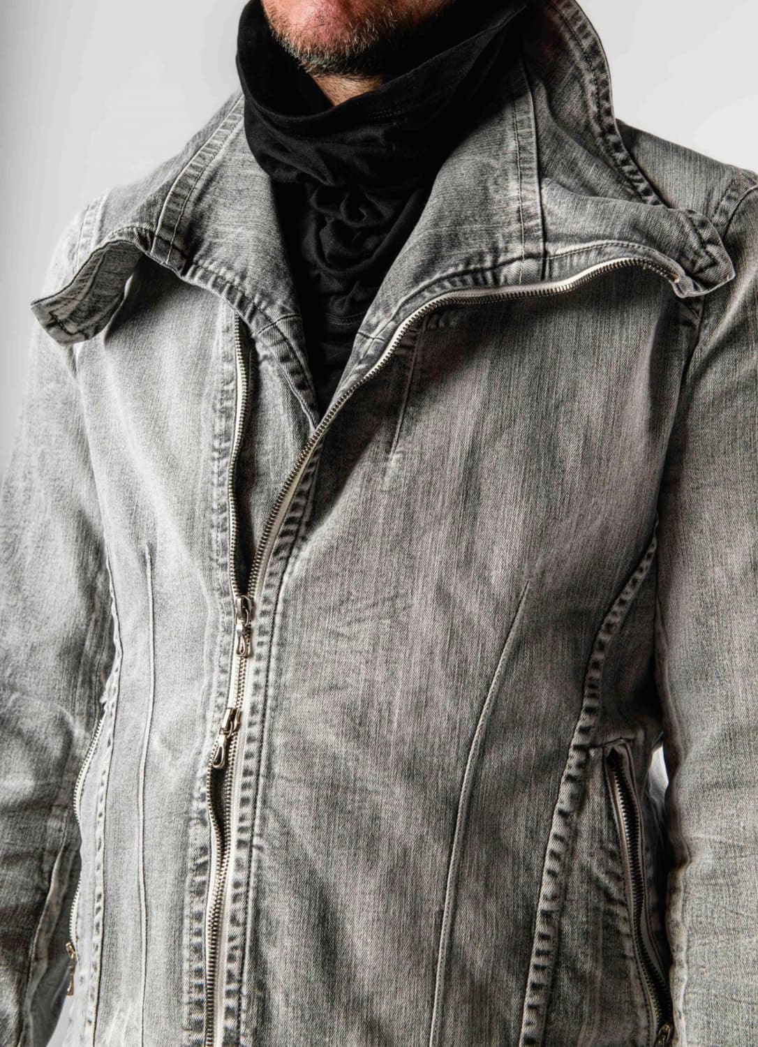 율리우스 하이넥 데님 자켓 2 size 상품이미지4