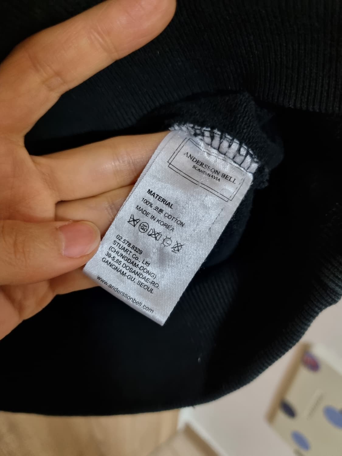 앤더슨벨 프린팅 후드티 상품이미지5