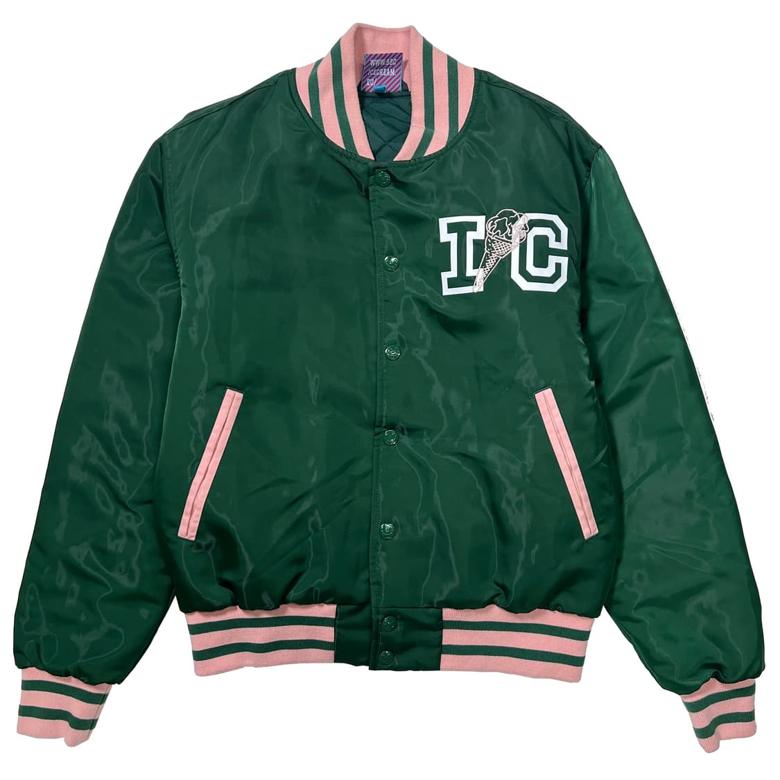 BBC 아이스크림 바시티 자켓 그린 (M) 상품이미지1