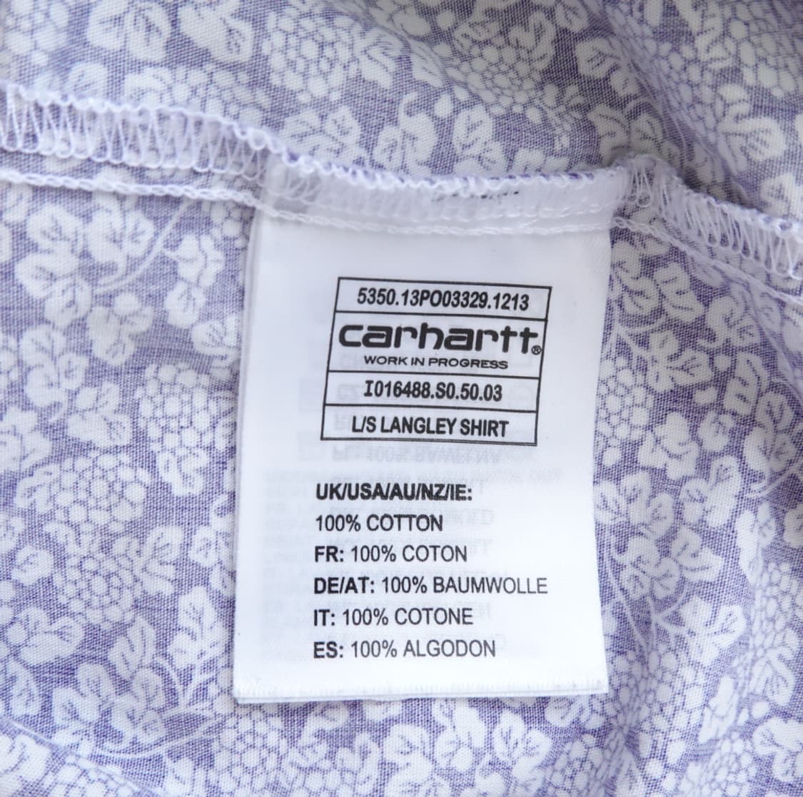 칼하트 플라워 패턴 셔츠 1965 상품이미지8