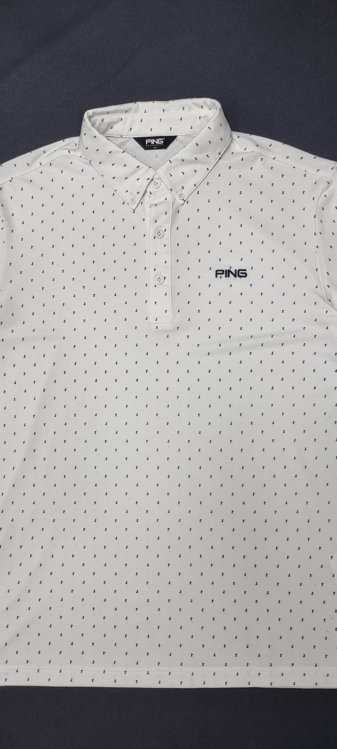 PING 핑 미니 프린트 카라넥 반팔 L _ 남성 상품이미지2