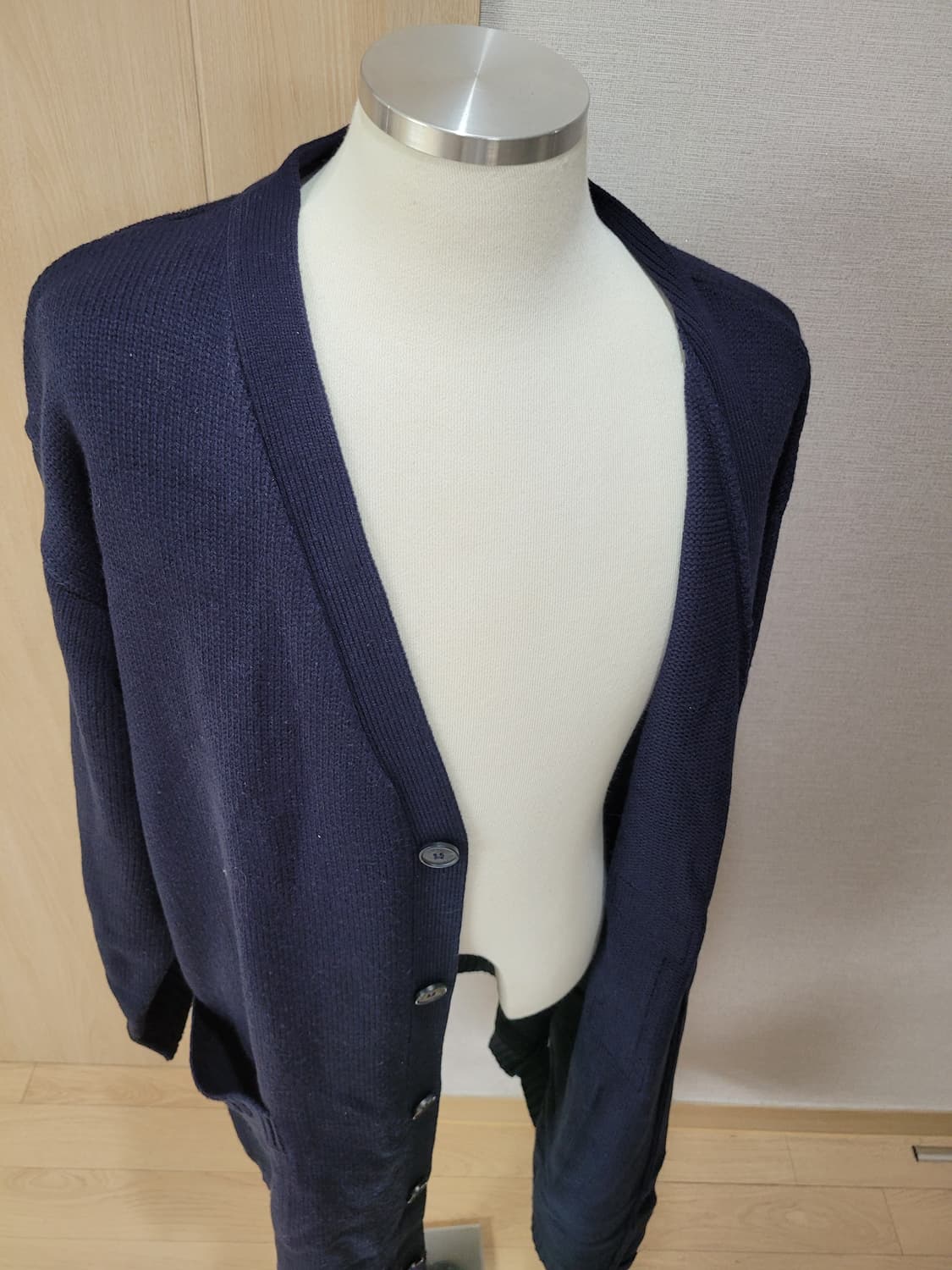 TMRW 남자 니트 롱 가디건 120 네이비 상품이미지7