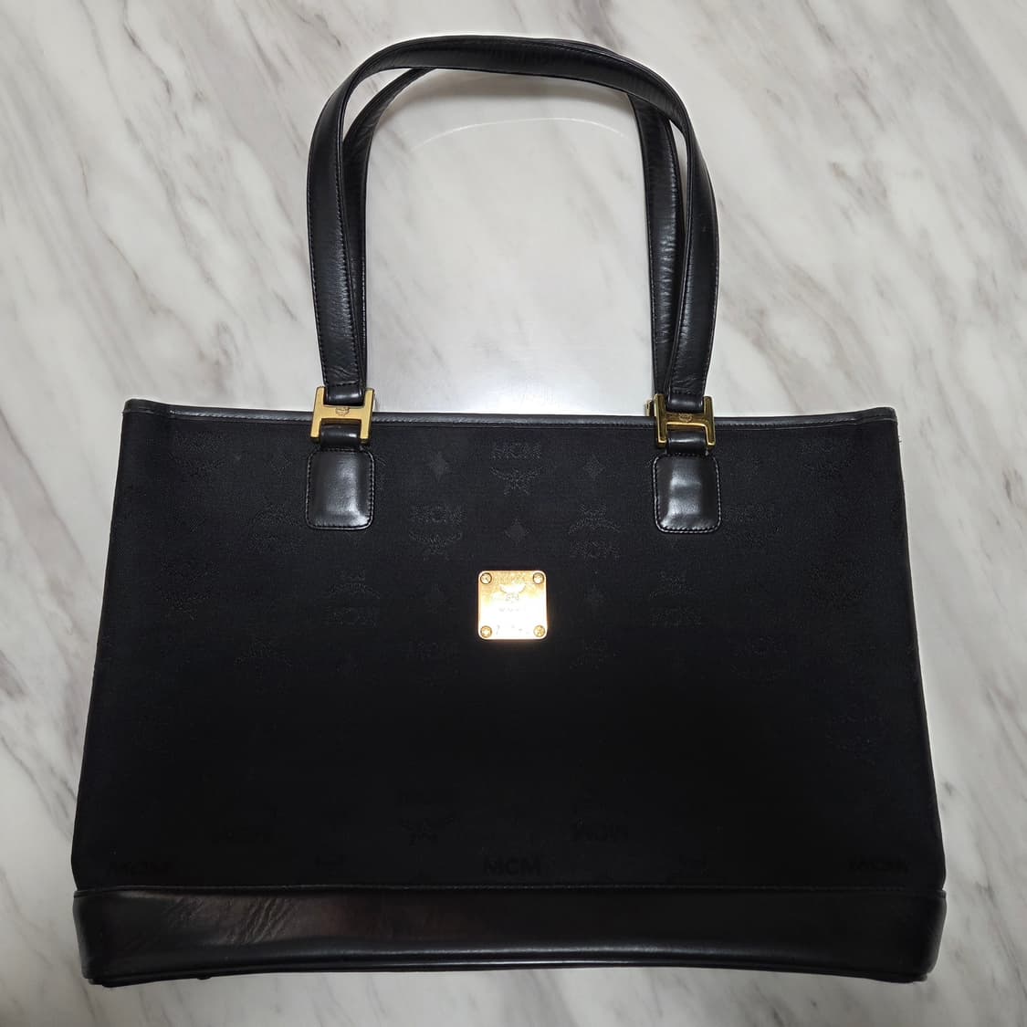 Mcm 블랙 토트백 상품이미지1