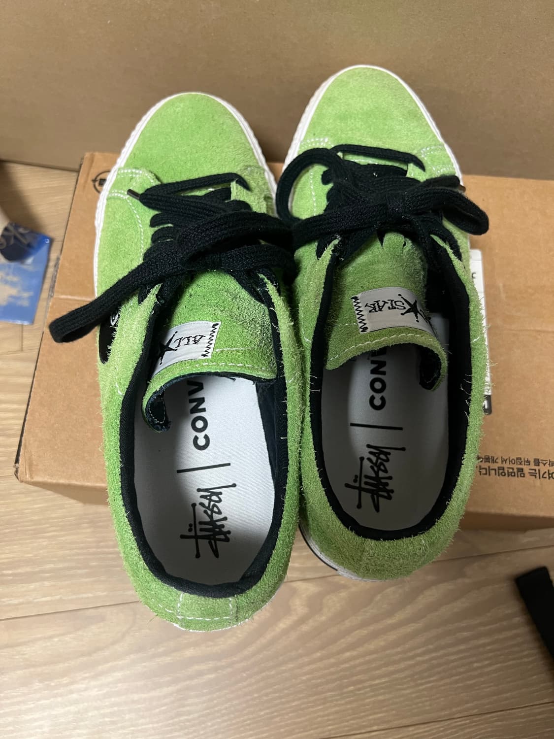 컨버스 x 스투시 원스카 프로 로우 8볼 그린 260 상품이미지5