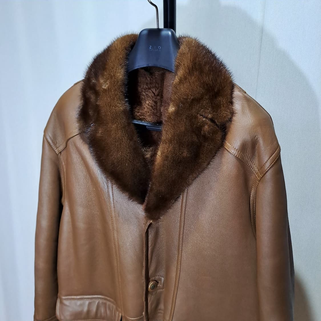 (택포) SORDOPA 밍크카라 양가죽 양털 무스탕 105 B358 상품이미지2