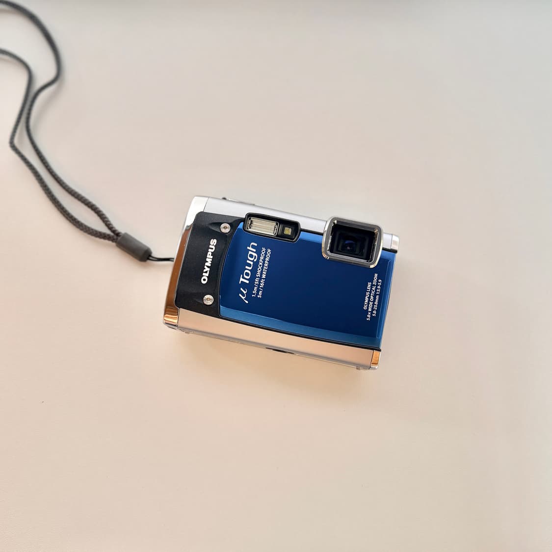 💙미품/풀박셋 💙올림푸스 뮤 터프6020 메탈릭블루 방수디카 상품이미지3