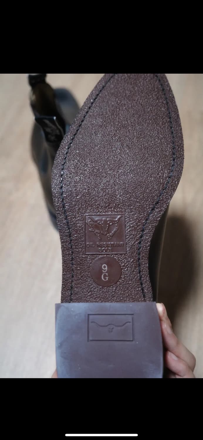 알엠윌리엄스 컴포트 크래프트맨 블랙 레더 첼시부츠 상품이미지3