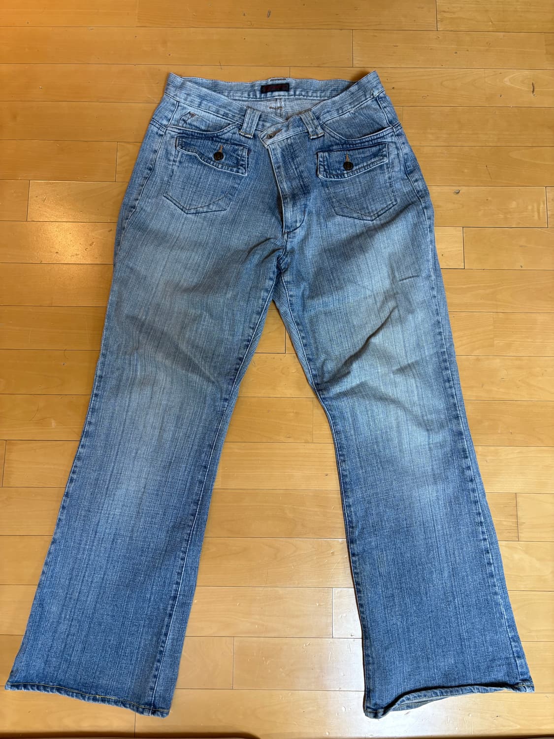 Y2K 빈티지 세미부츠컷 데님  상품이미지2