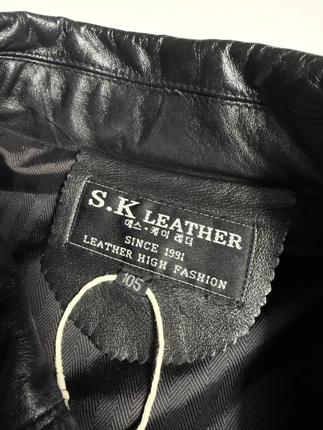 S.K. Leather 절개 디테일 소가죽 자켓 R1895 상품이미지4