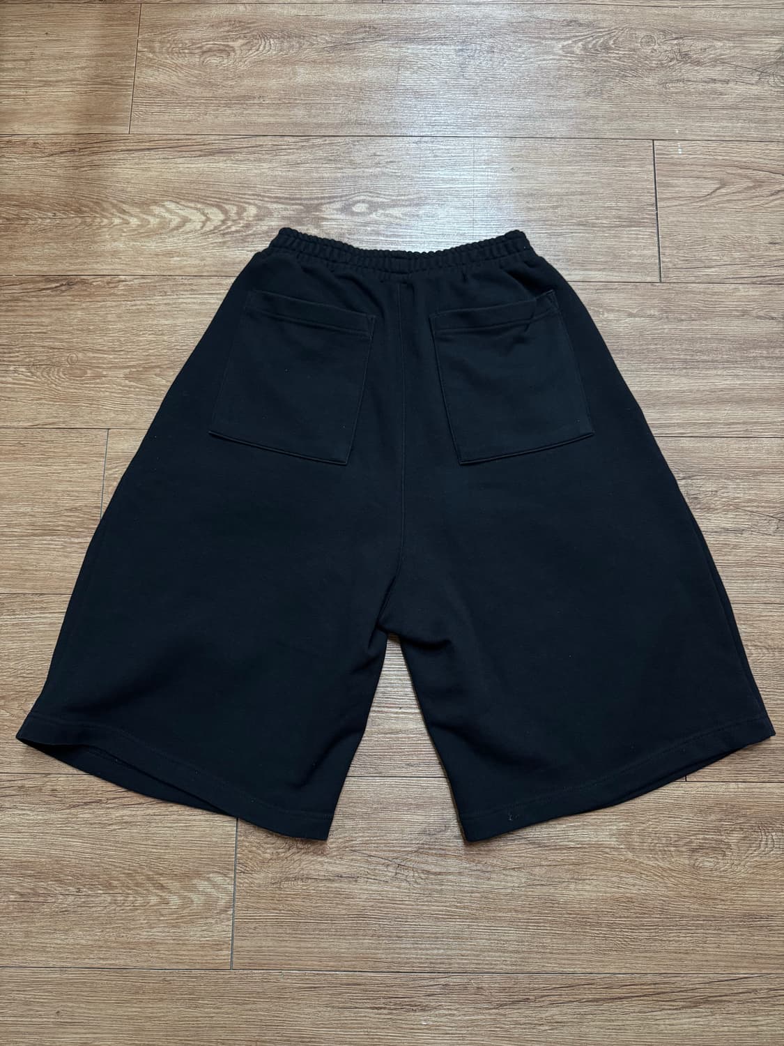 유니온블루 버뮤다 스웻팬츠 블랙 S 상품이미지2