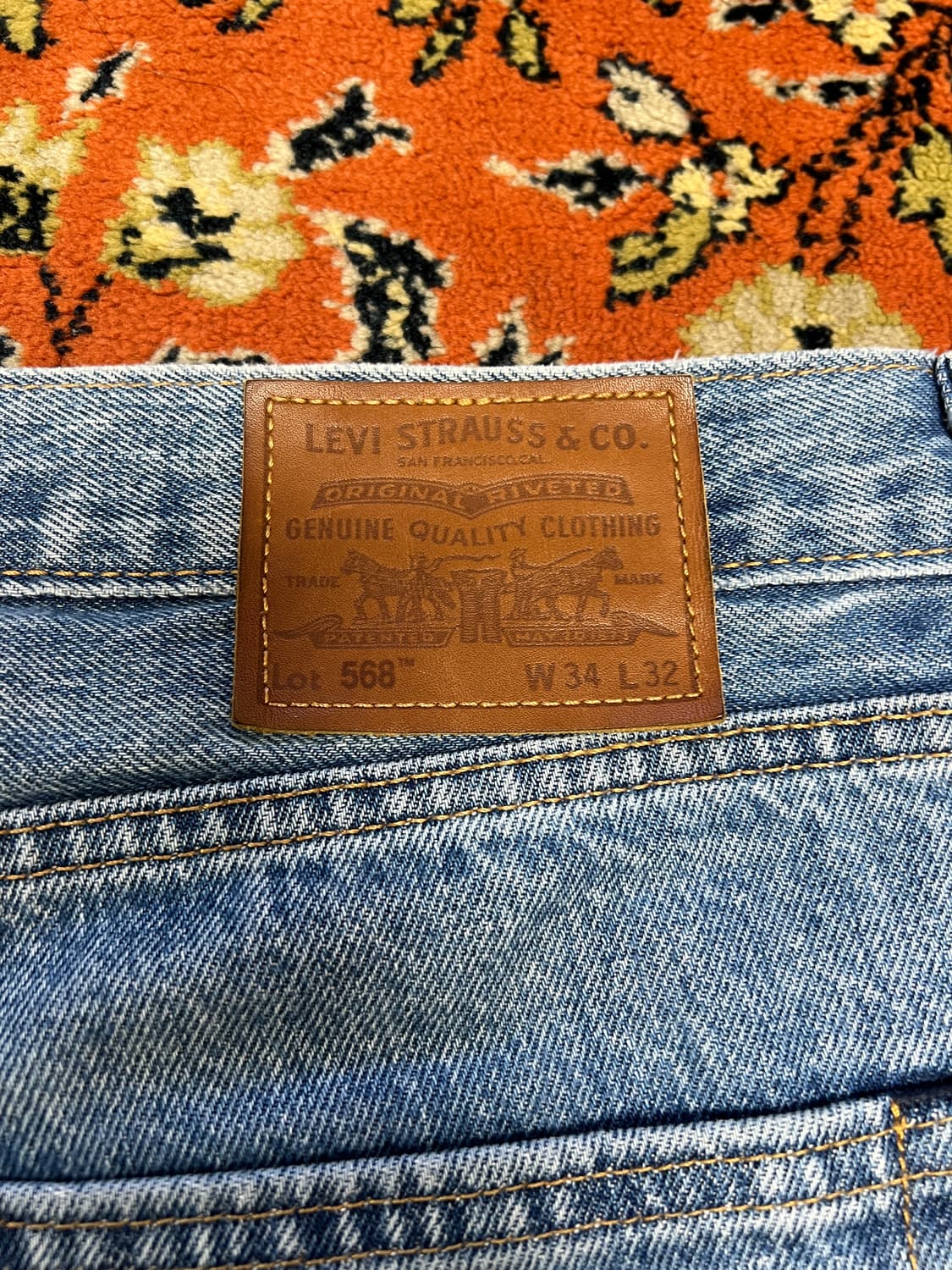 [34] 리바이스 568 프리미엄 빅E 루즈 스트레이트 데님 상품이미지3