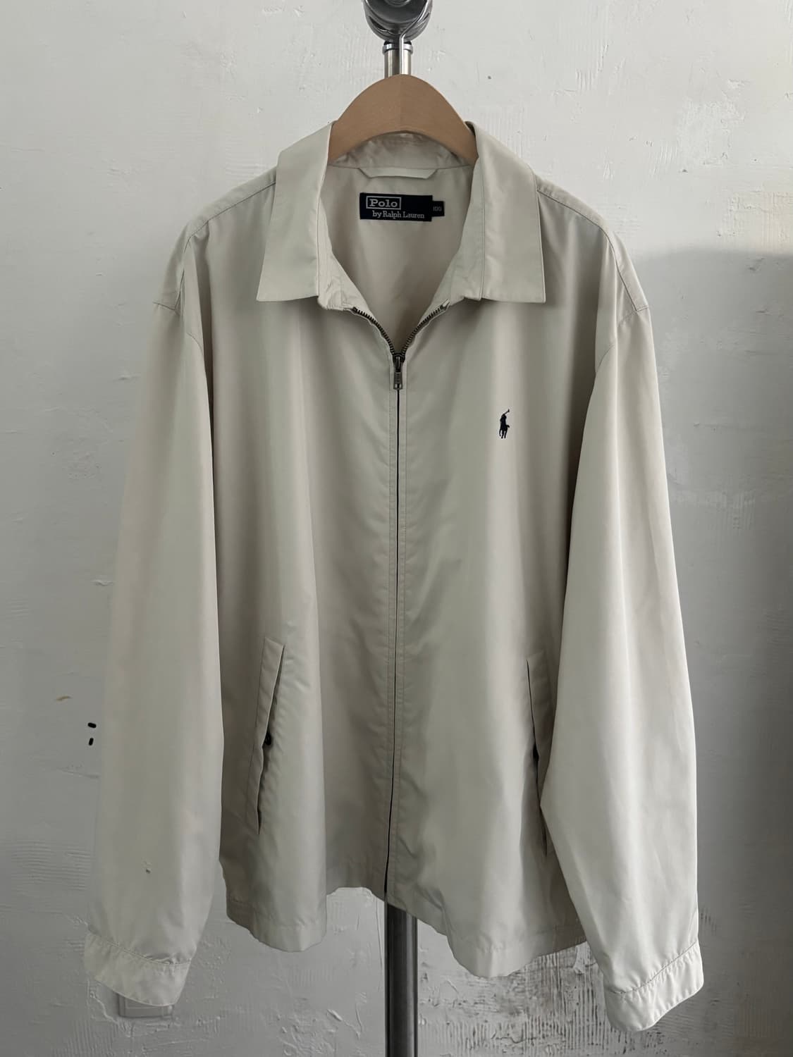  Polo 폴로 랄프로렌 라이트베이지 컬러 폴리쉘 헤링턴 자켓  ﻿ 상품이미지1