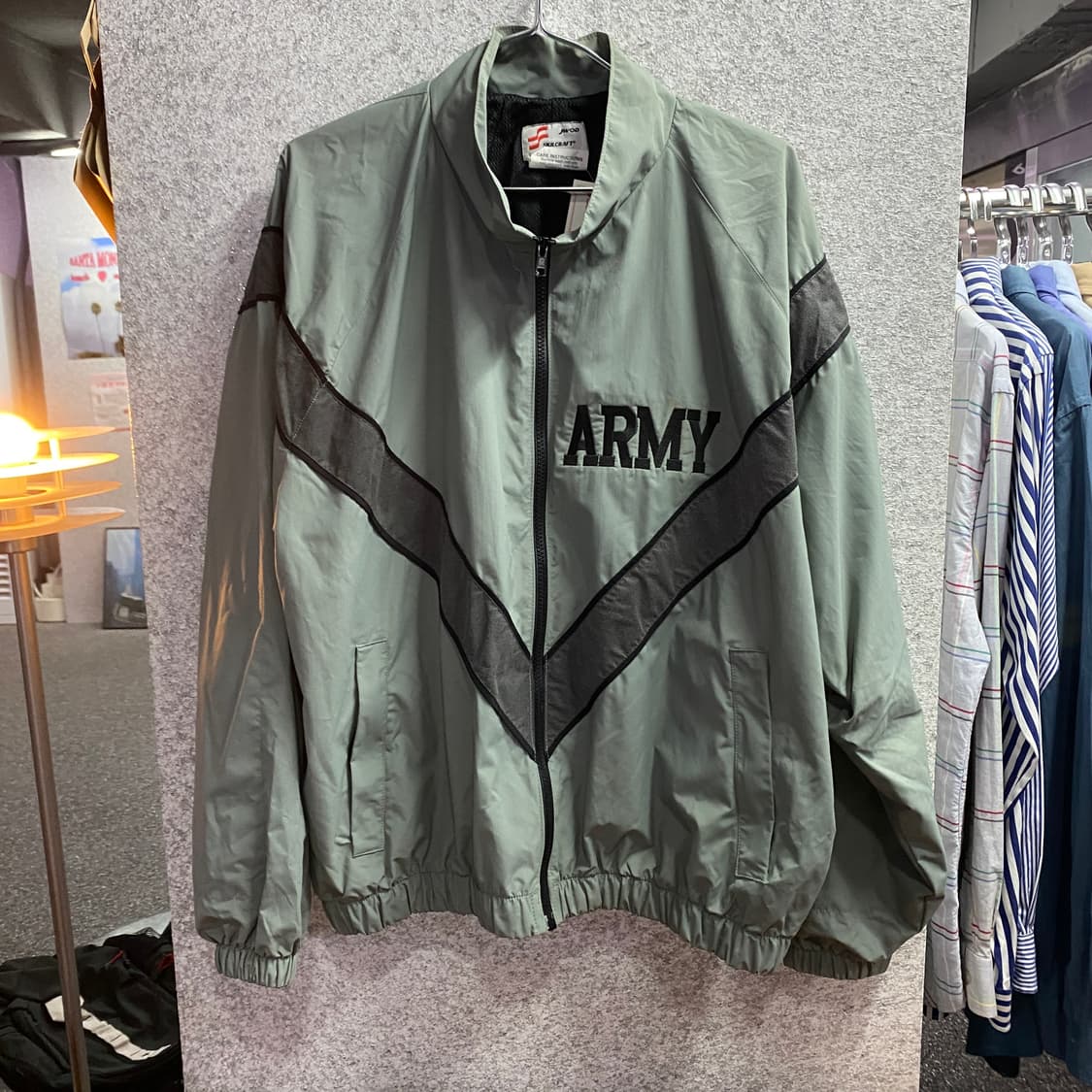 빈티지 미군 ARMY 배색 바람막이 B4798 상품이미지2