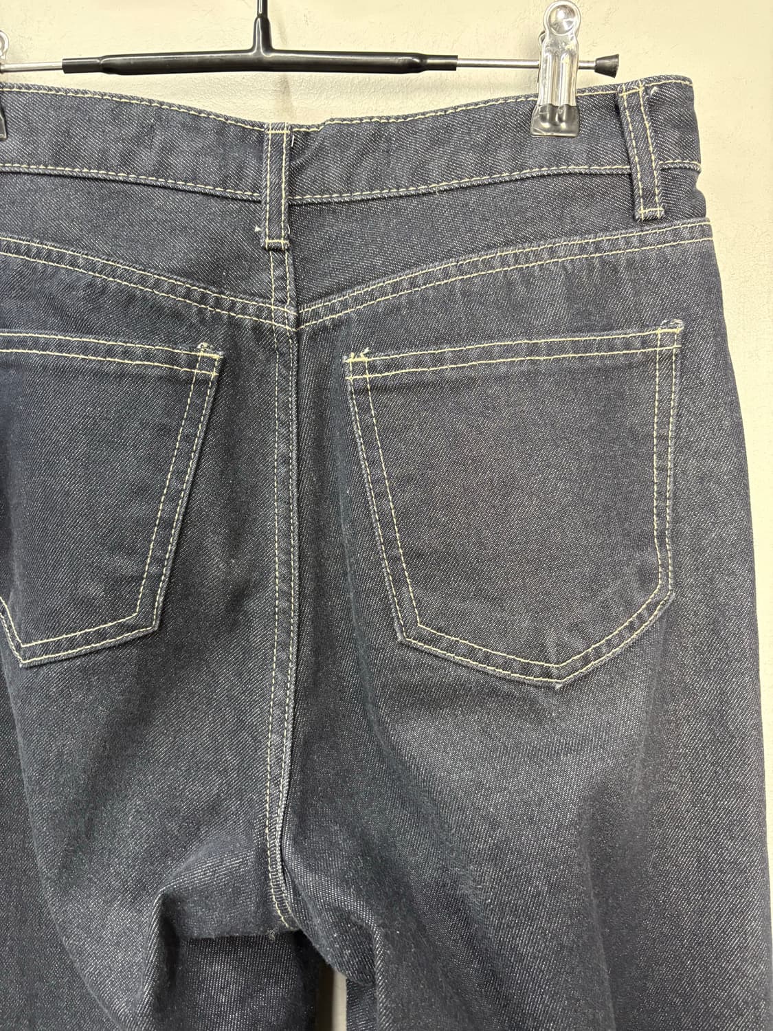 블랙업 와이드 생지데님 하이웨이스트 데님팬츠 A3475 상품이미지5