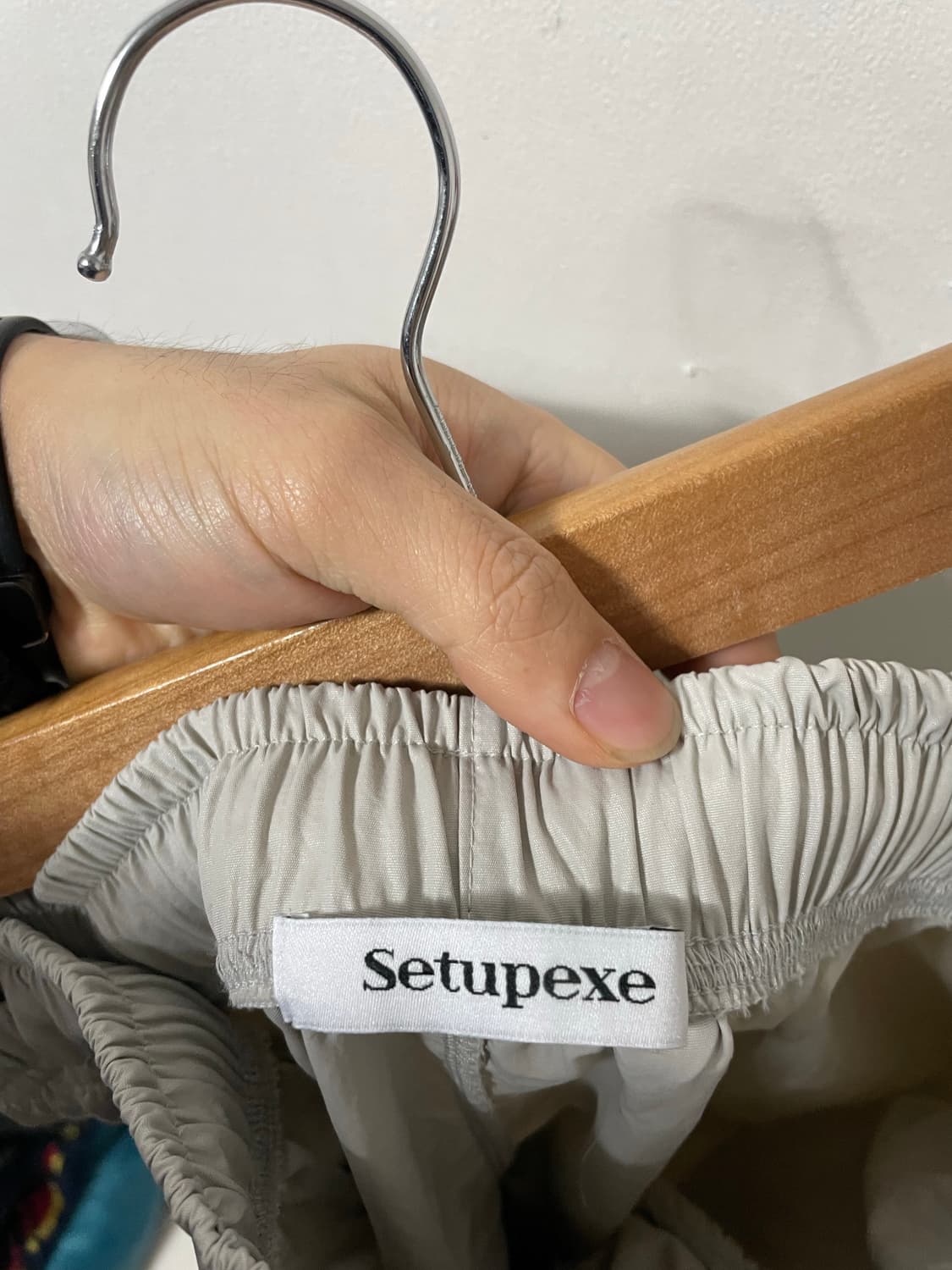 28-32 setupexe 밴딩 와이드팬츠 바지 정품 상품이미지5