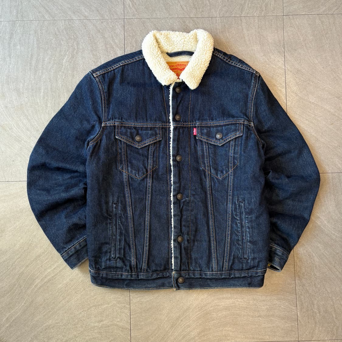 리바이스 정품 데님 쉐르파 자켓  상품이미지1