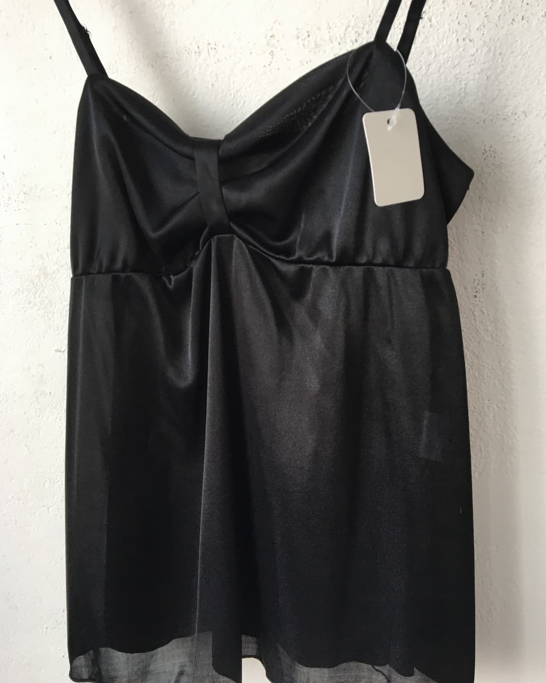 Ribbon glossy sleeveless 상품이미지1