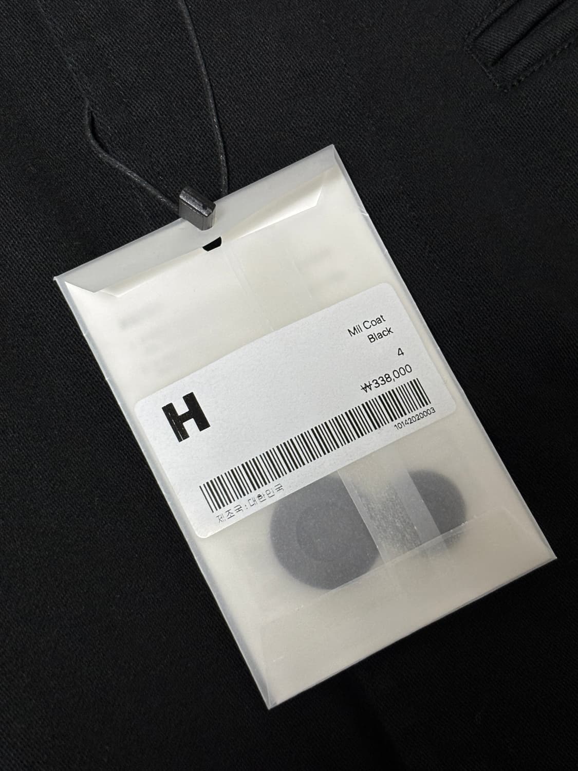 해칭룸 밀 코트 블랙 , Mil Coat Black 상품이미지3