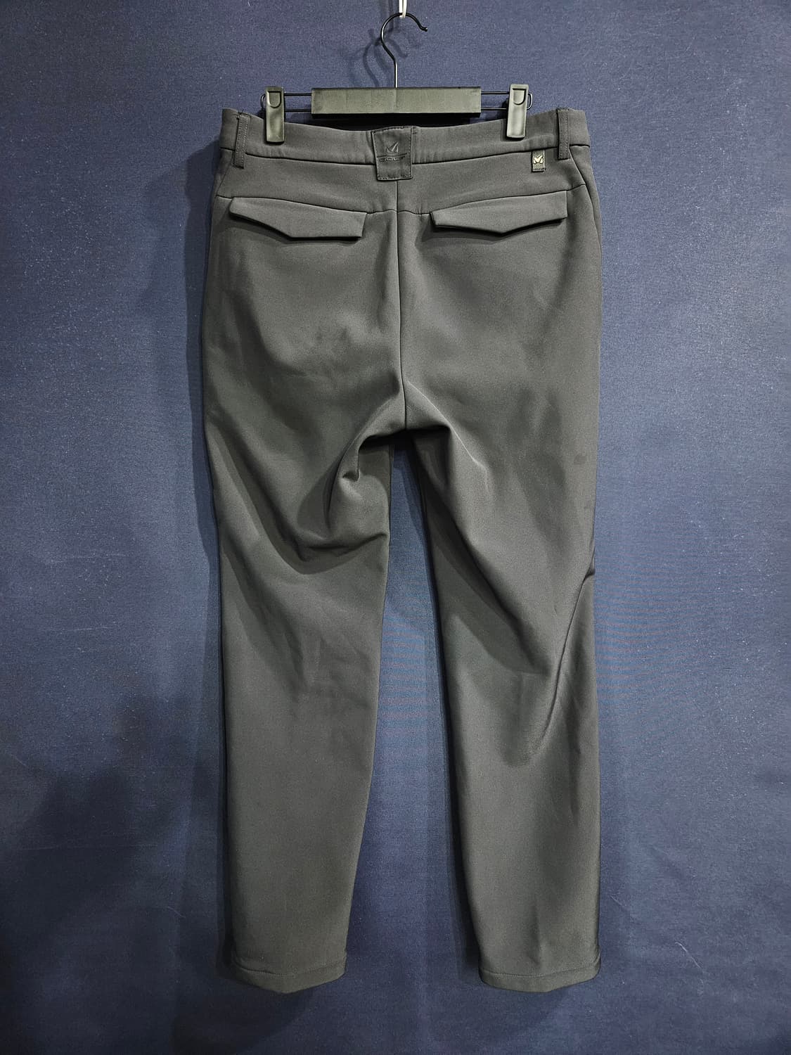 밀레골프 차콜 남성 슬림핏 허리 32 골프 기모팬츠  상품이미지2