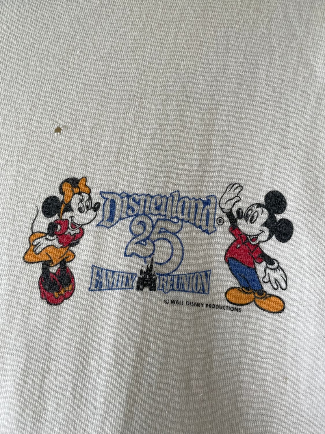 1980's Vintage Disneyland Ringer T-shirt 상품이미지2