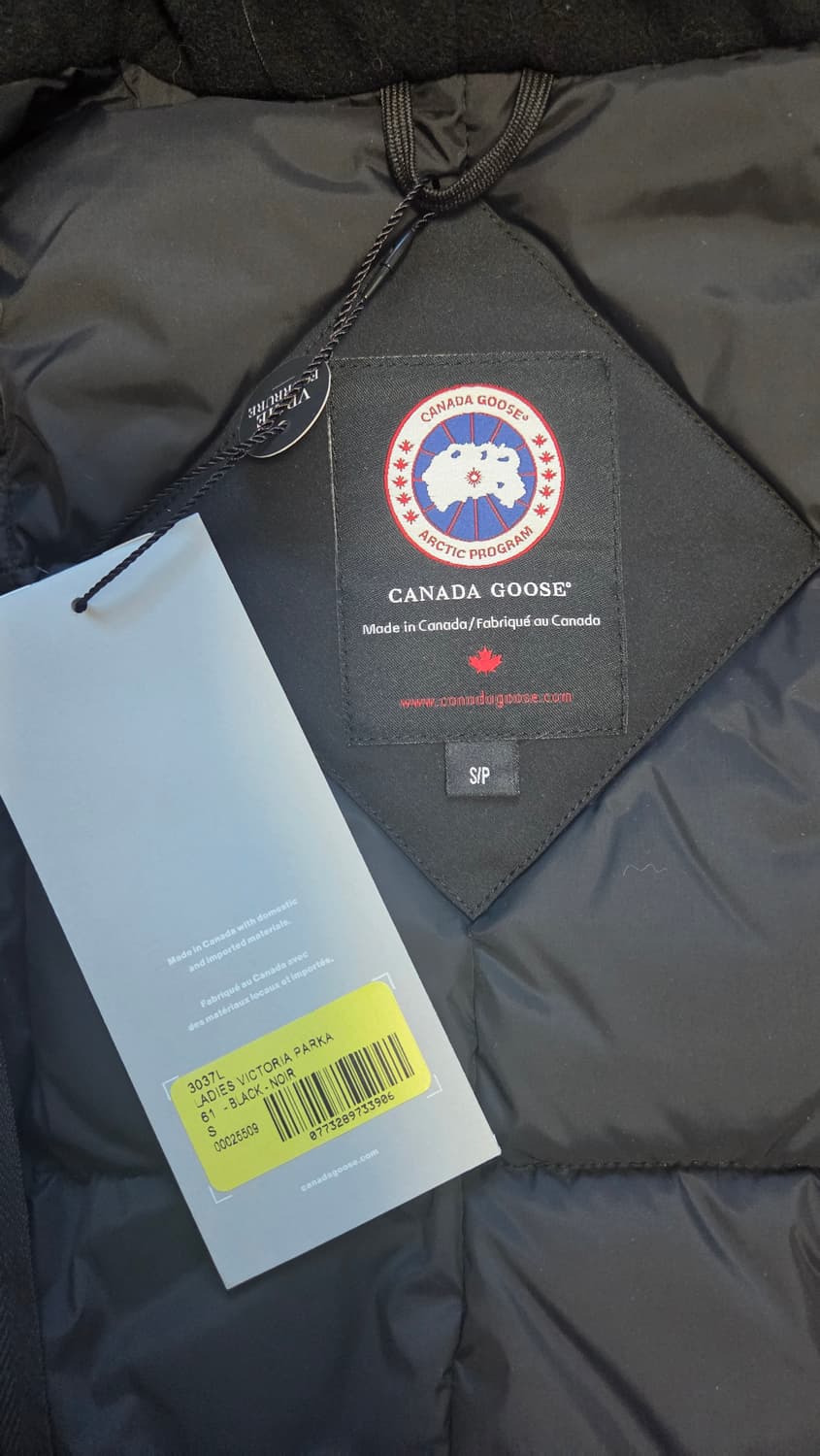 캐나다구스 우먼 빅토리아 파카 ㅡ 블랙 S 상품이미지5