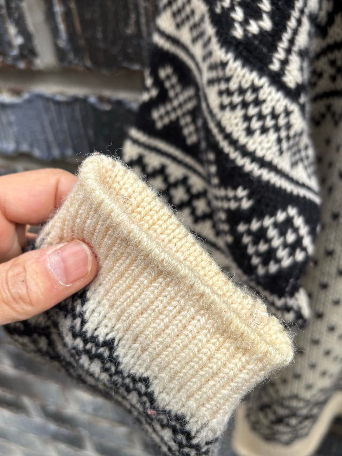 90s 노르딕 엔틱후크 스웨터 상품이미지4