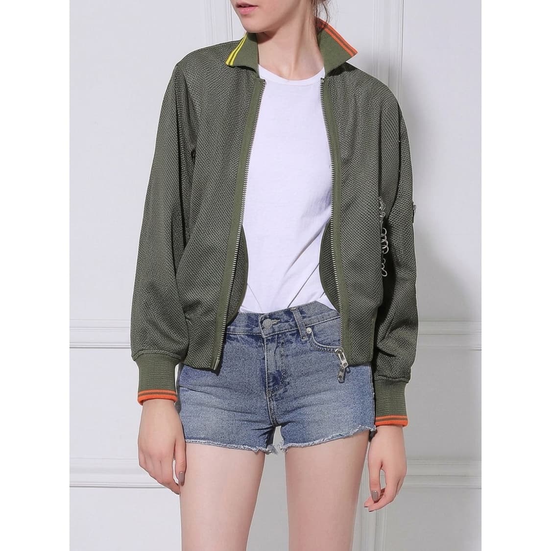 알렉산더왕 메쉬 봄버 집업 자켓 상품이미지1