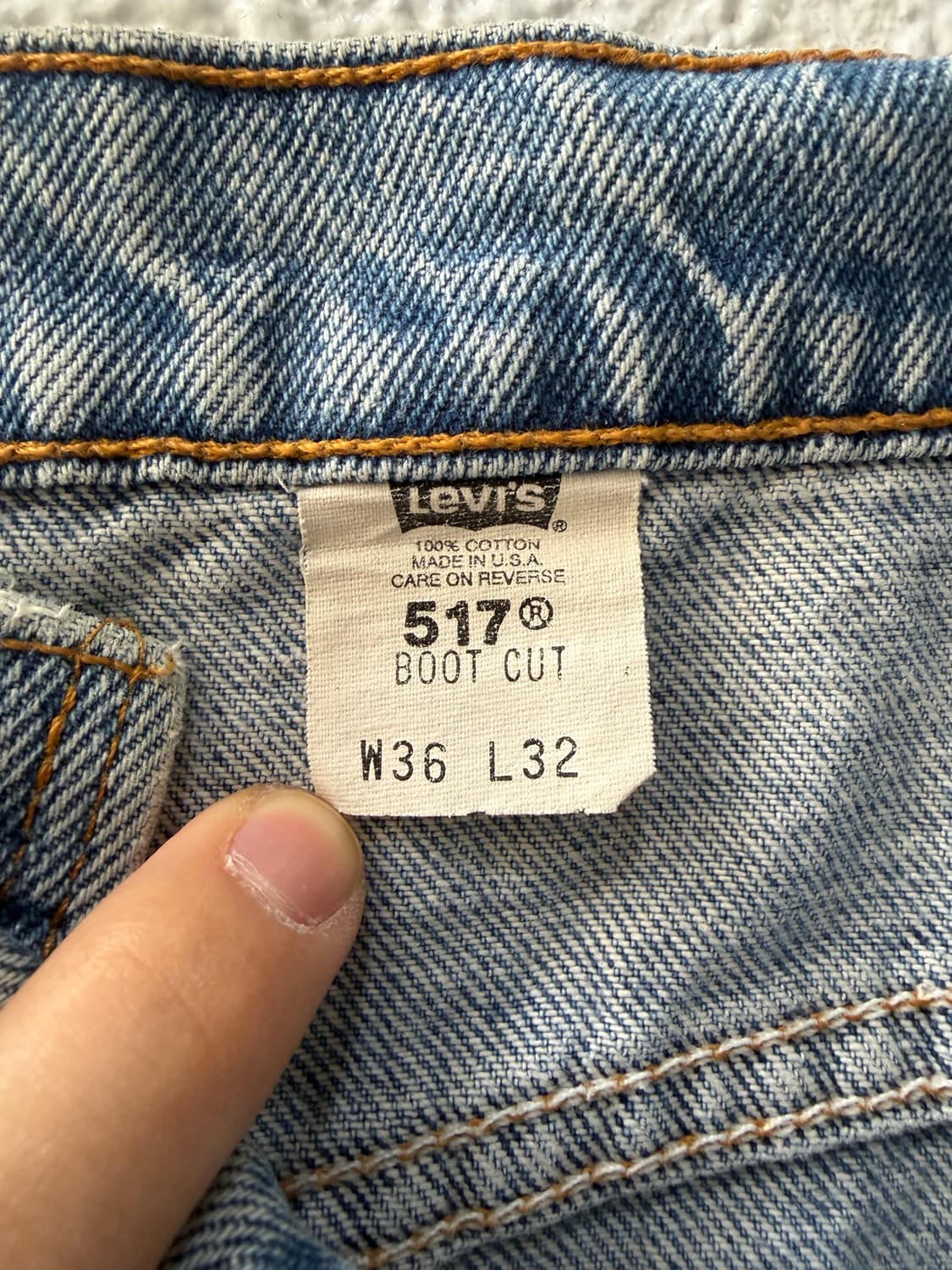 a237) 36 리바이스 90's USA 517 부츠컷 상품이미지8