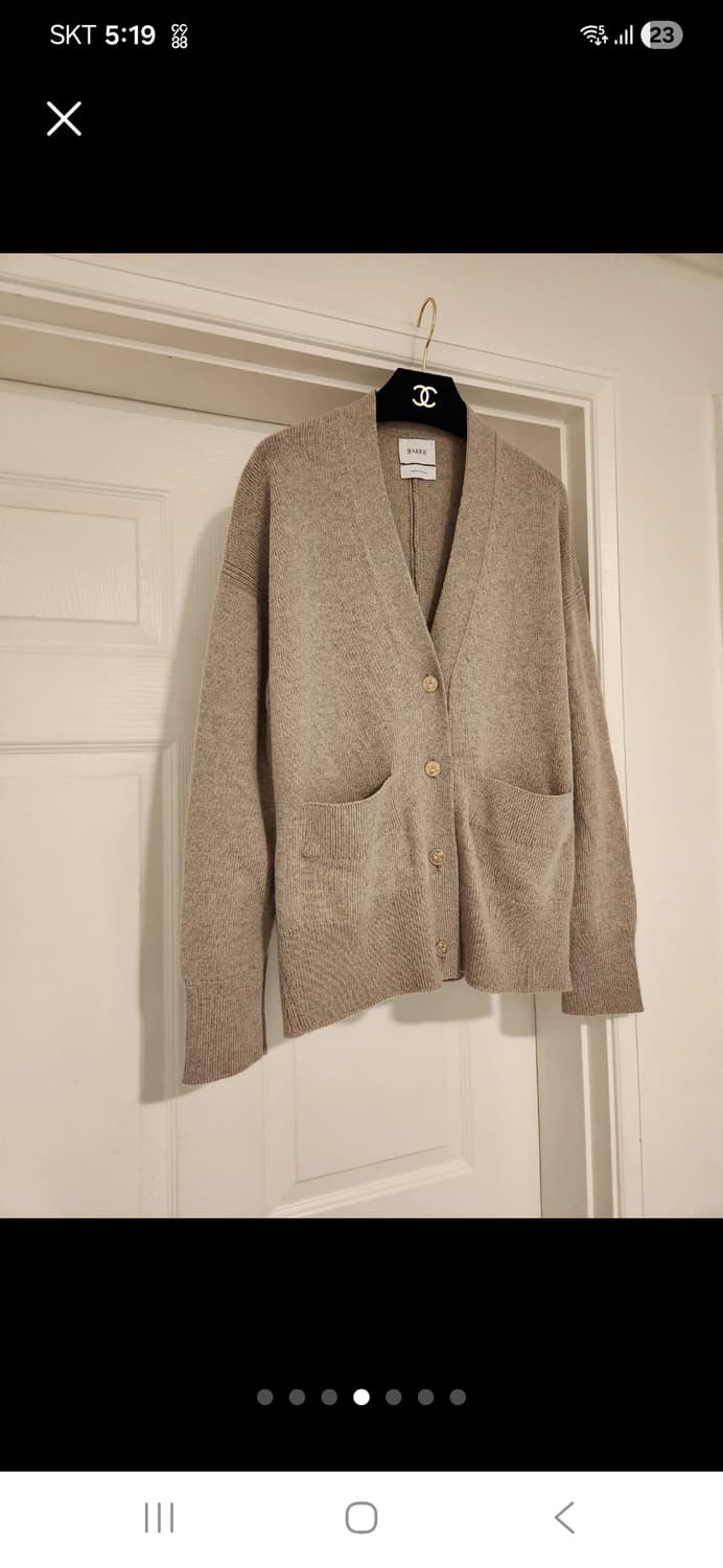 (정품)샤넬 배리  BARRIE 캐시미어 가디건 상품이미지6