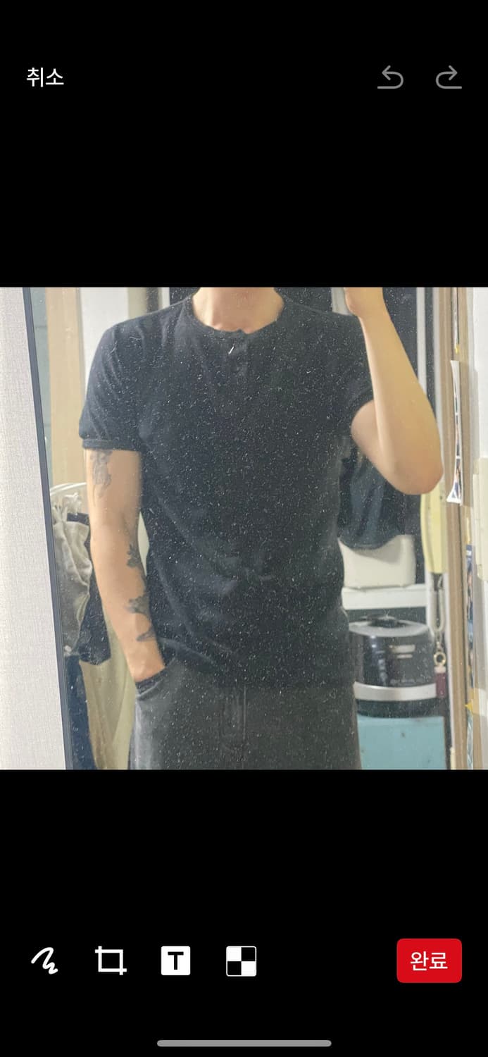 머슬핏 반팔 빈티지 상품이미지1