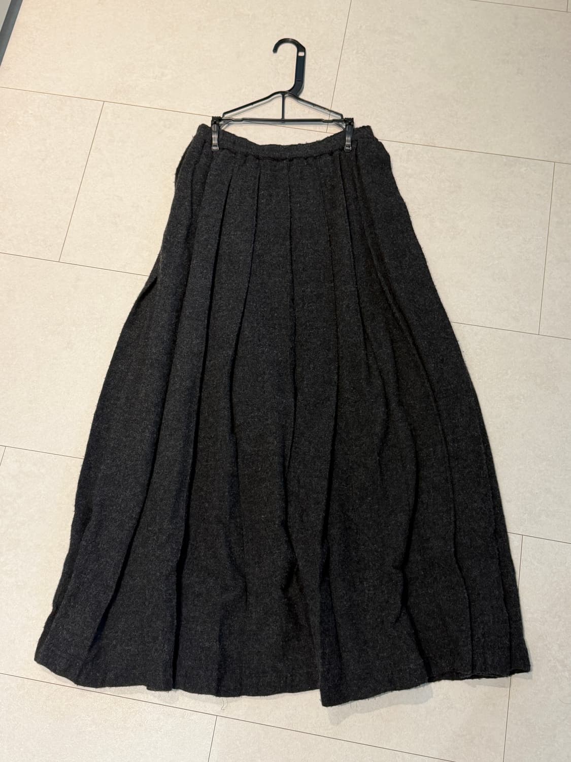 꼼데가르송 AD1998 울 플리츠 롱스커트 상품이미지1