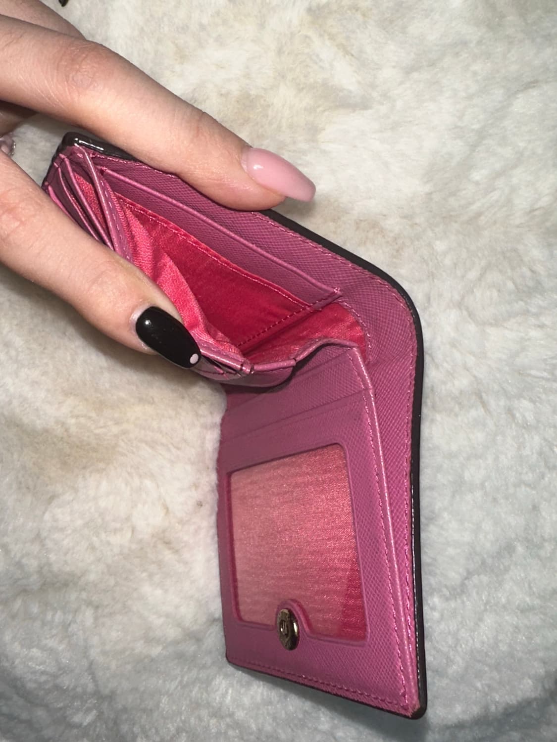 MCM 핑크 반지갑 갸루지갑 상품이미지4