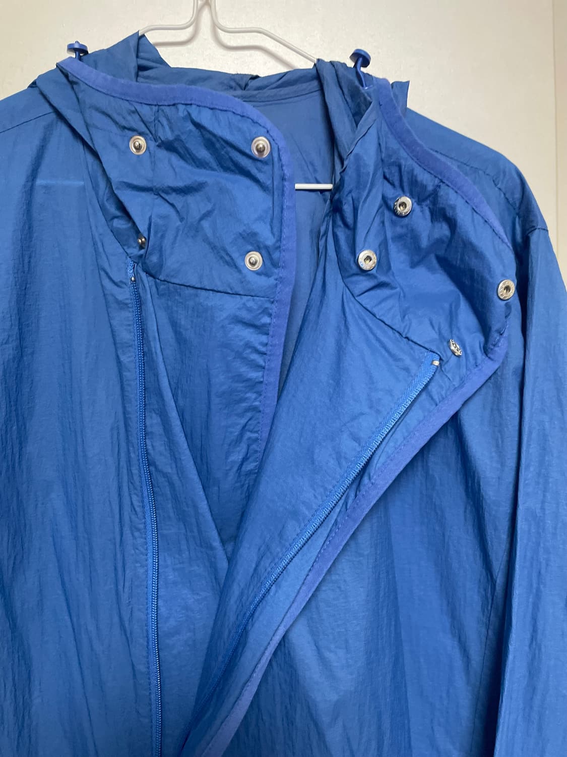 GAP 블루 여성 롱 바람막이 S 상품이미지4