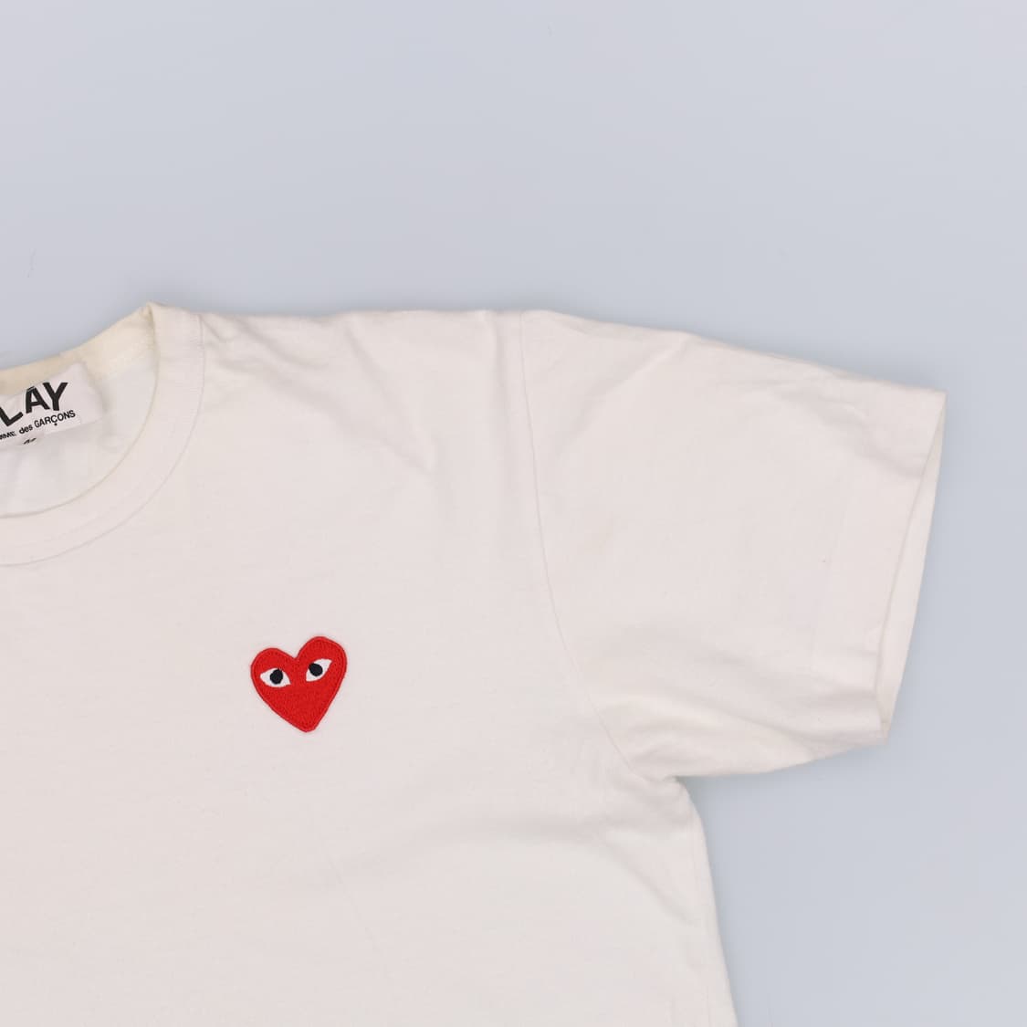 M 꼼데가르송 레드하트 반팔티 0213H2 상품이미지5